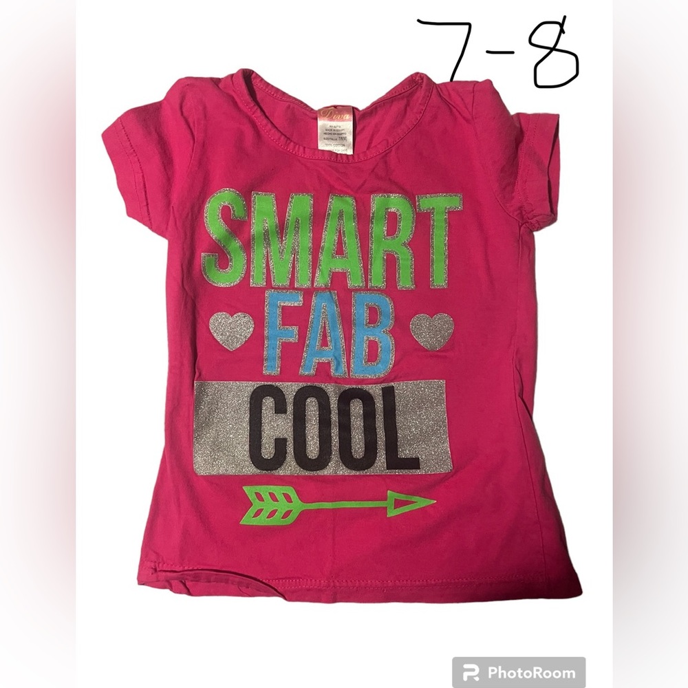 Pink graphic tee